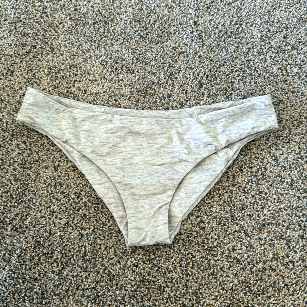 Boys + Arrows Heather Gray Bikini Bottoms